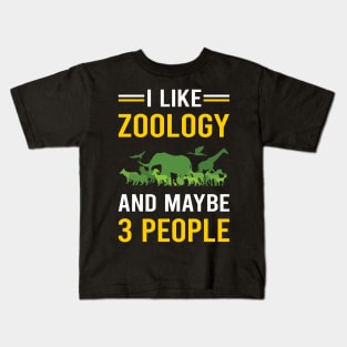 3 People Zoology Zoologist Kids T-Shirt